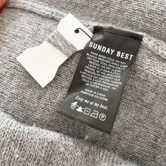 🏷️ SOLD • SUNDAY BEST • Sylvia Cardigan in Grey • XS - Picture 9 of 14